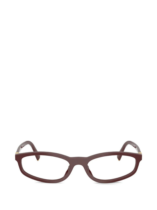 Brown eyewear, front view