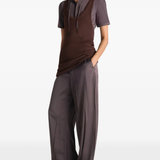 Brown dresses, full body view