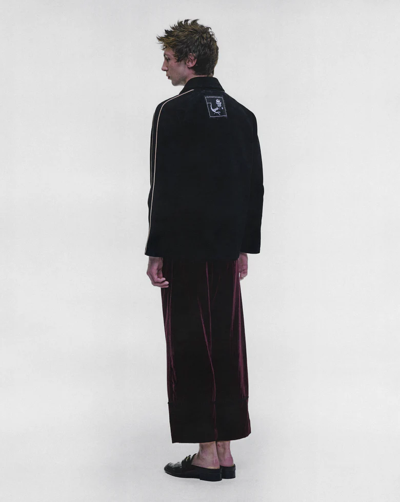 Black jacket, full body view