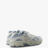 Blue shoes, front view