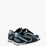 Black sneakers, back view