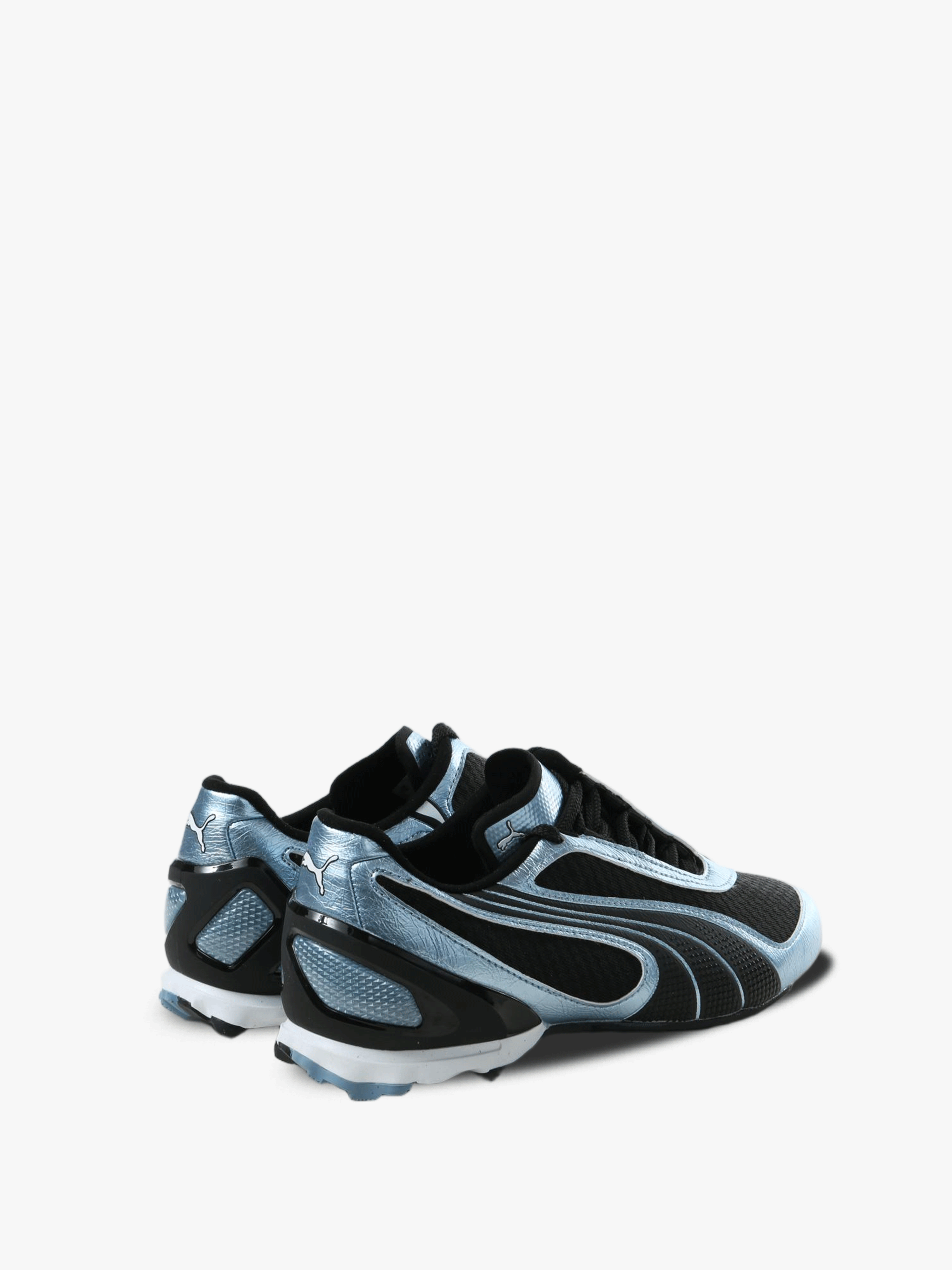 Black sneakers, back view