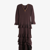 Brown dress, front view