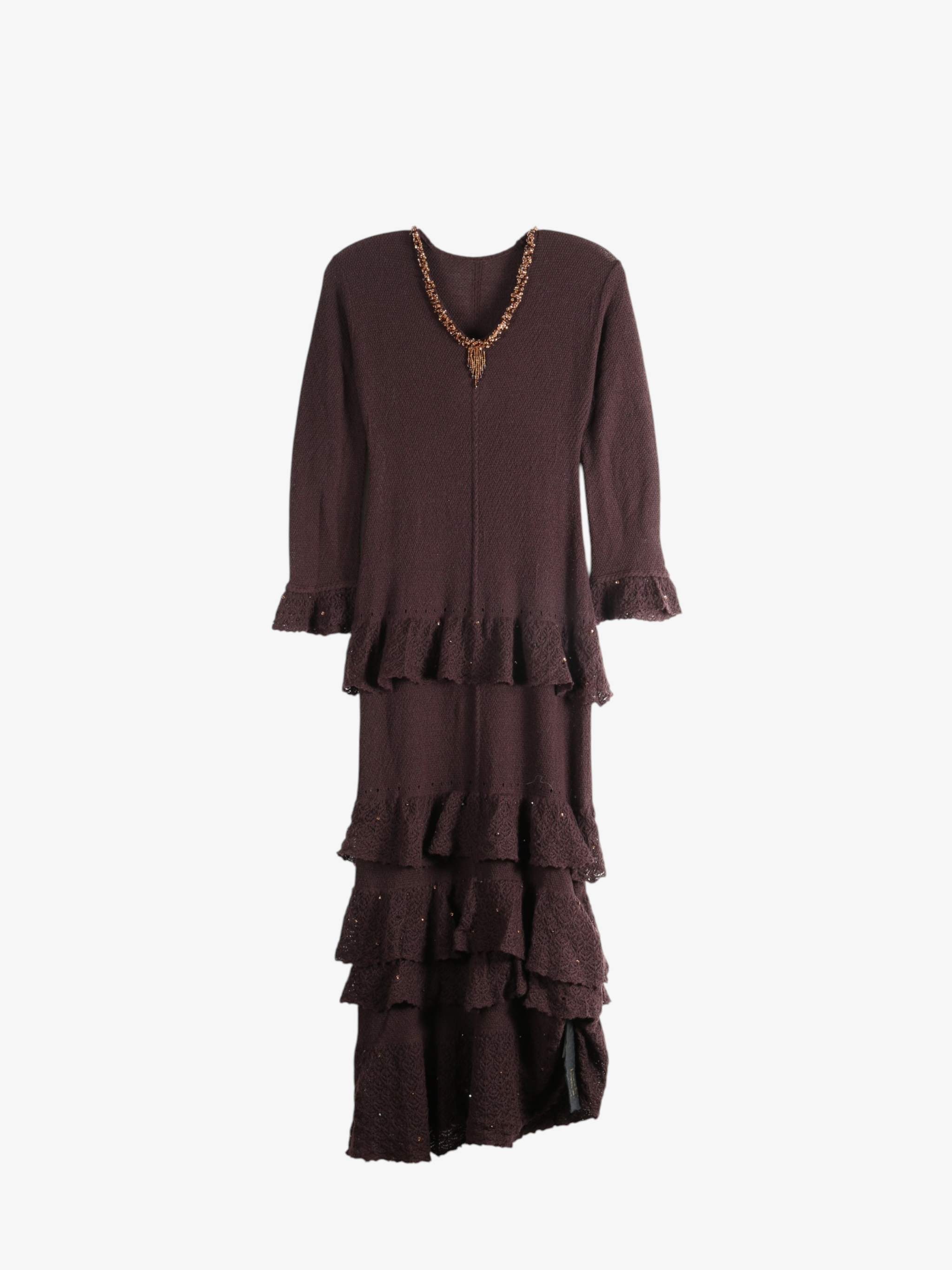 Brown dress, front view