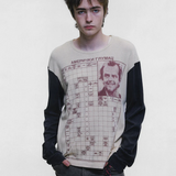 Tan t-shirt, full body view