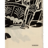 Black scarve, back view