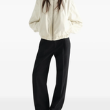 Tan jacket, front view