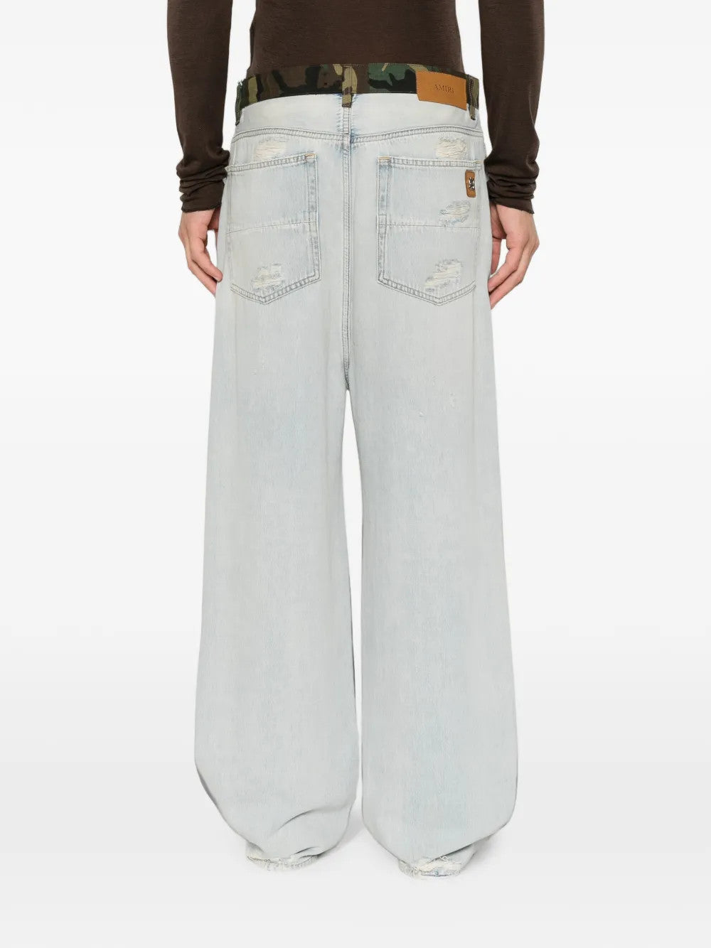 Blue jeans, full body view