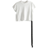 White t-shirt, front view