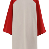 Red t-shirt,back view