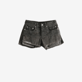 Black shorts, front view