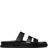 Black sandals , front view
