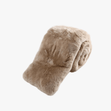 Tan scarf, front view