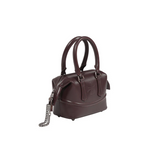 Burgundy bag, front view