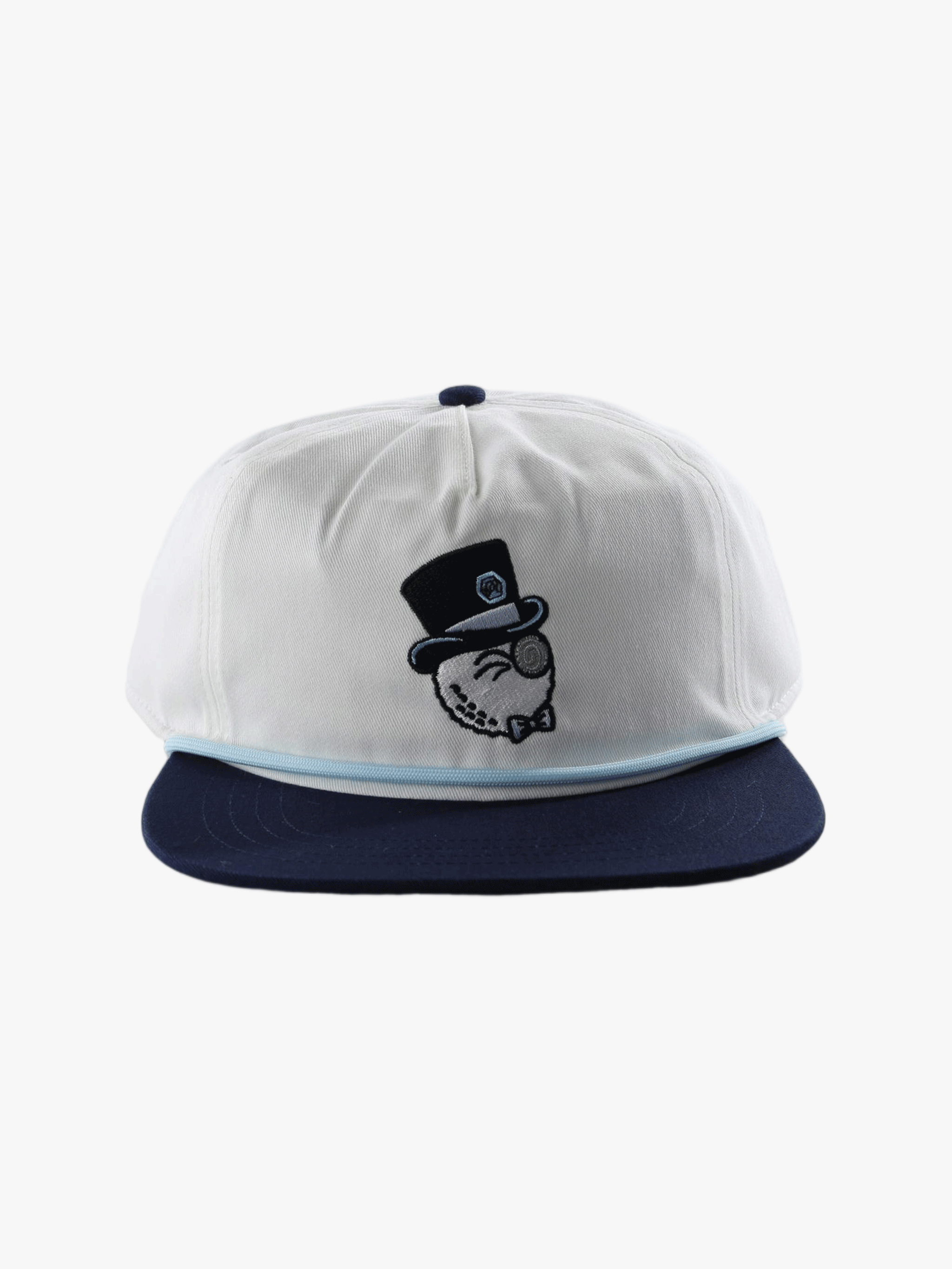White hat, front view