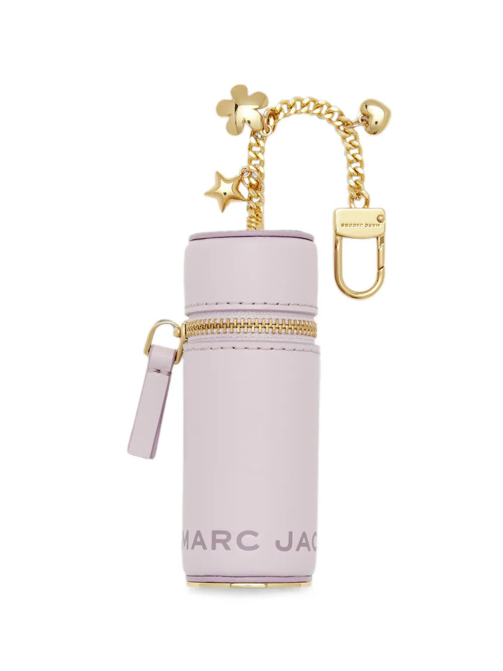 Purple accessories, front view