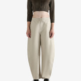 Brown cardigan, full body view