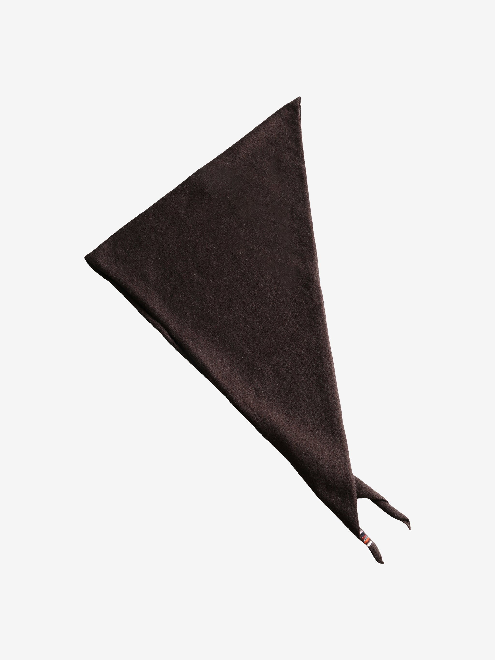 Brown scarf, front view