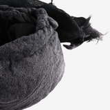 Black scarf, front view