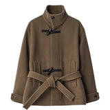 Brown jacket, front view