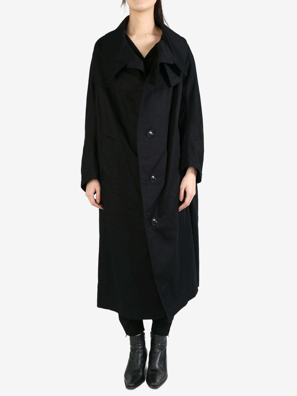 Y'S - Women U-Long Cape Coat