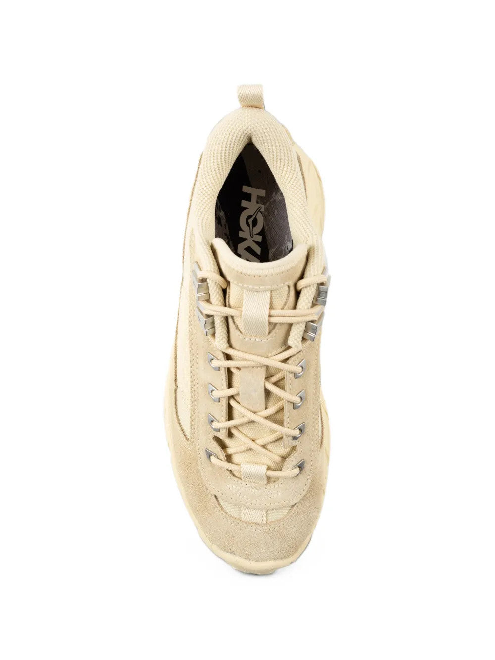 Tan shoes, front view