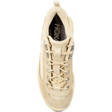 Tan shoes, front view