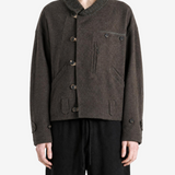 Brown jacket, full body view