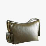 Green bag, front view
