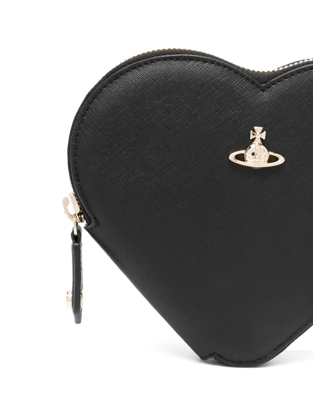 Close up of Black crossbody, showing texture of the Calf Leather fabric