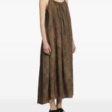 Brown dresses, full body view