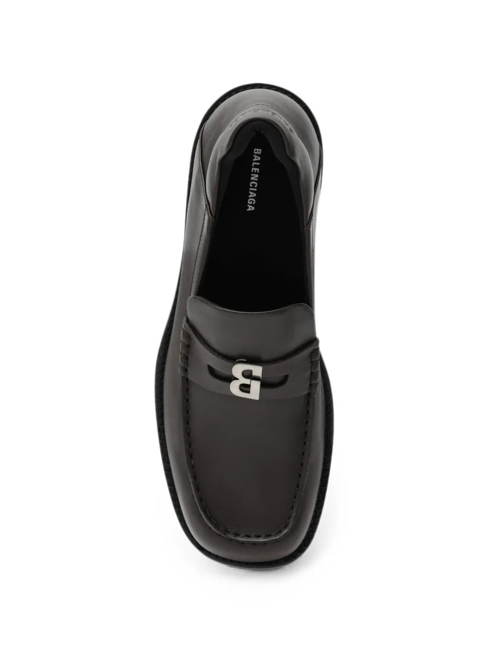 Brown shoes, front view