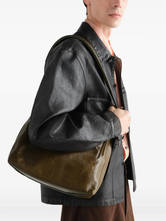 Brown bag, side view