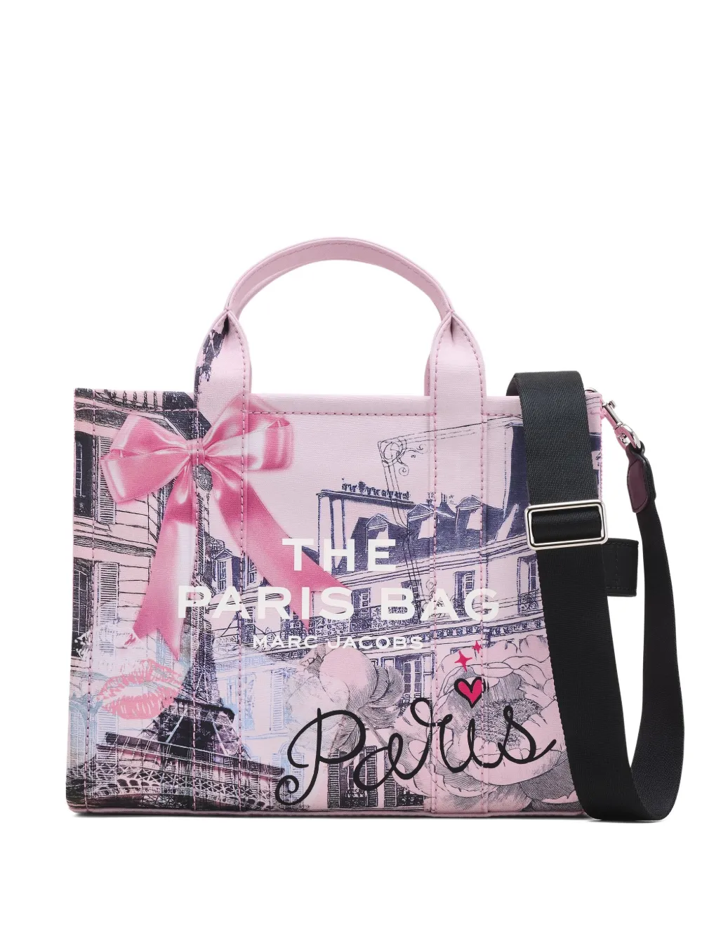 Pink bags,front view