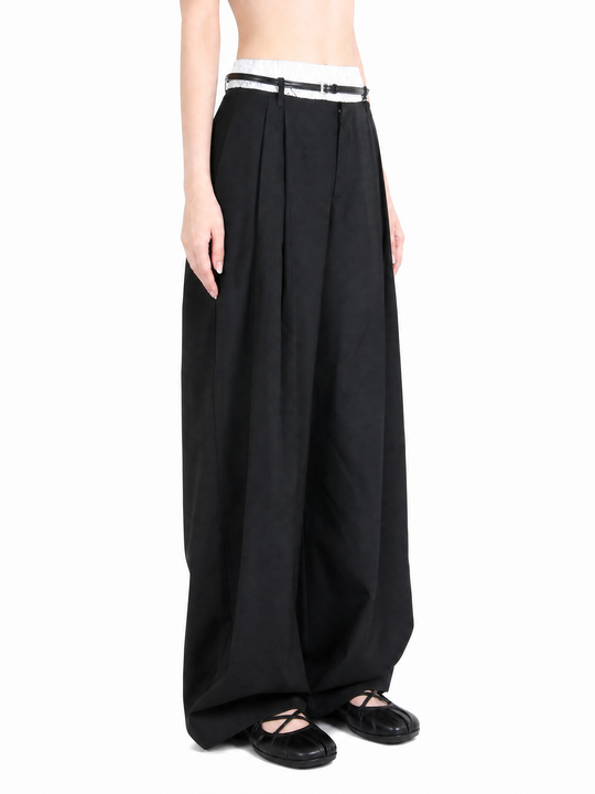 Black pants, full body view