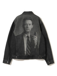 UNDERCOVER - Men Twin Peaks Jacquard Denim Jacket