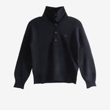 Black sweater, front view