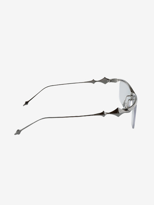 Grey glasses, side view