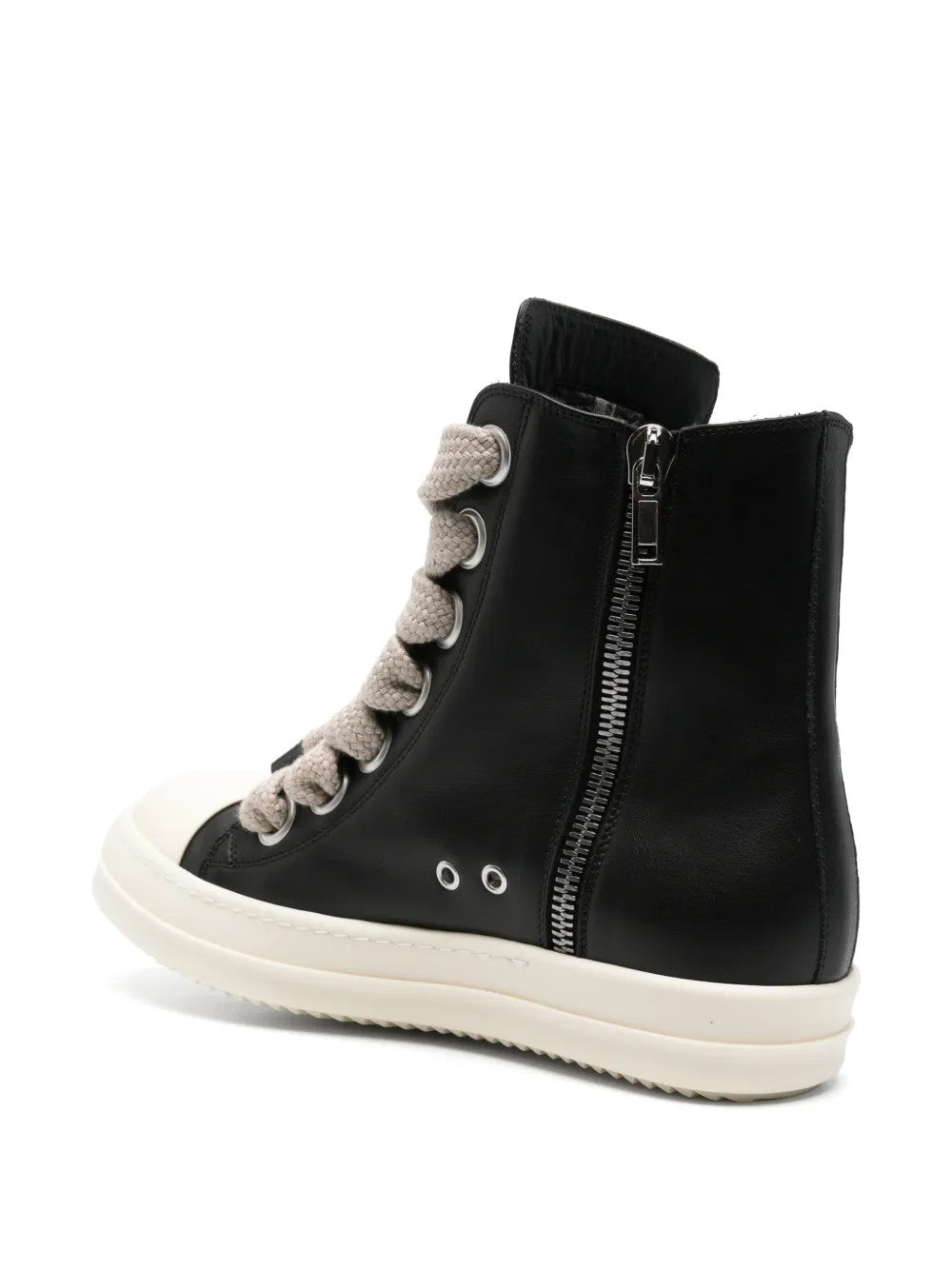 Black shoes, side view