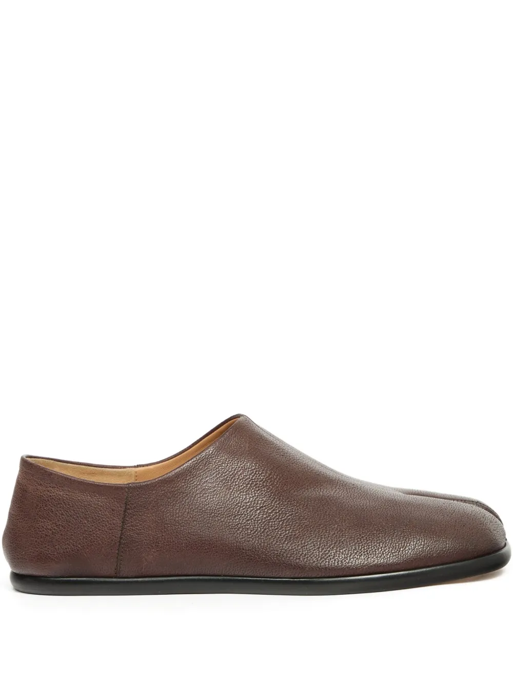 Brown shoes, front view