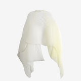 White scarf, front view