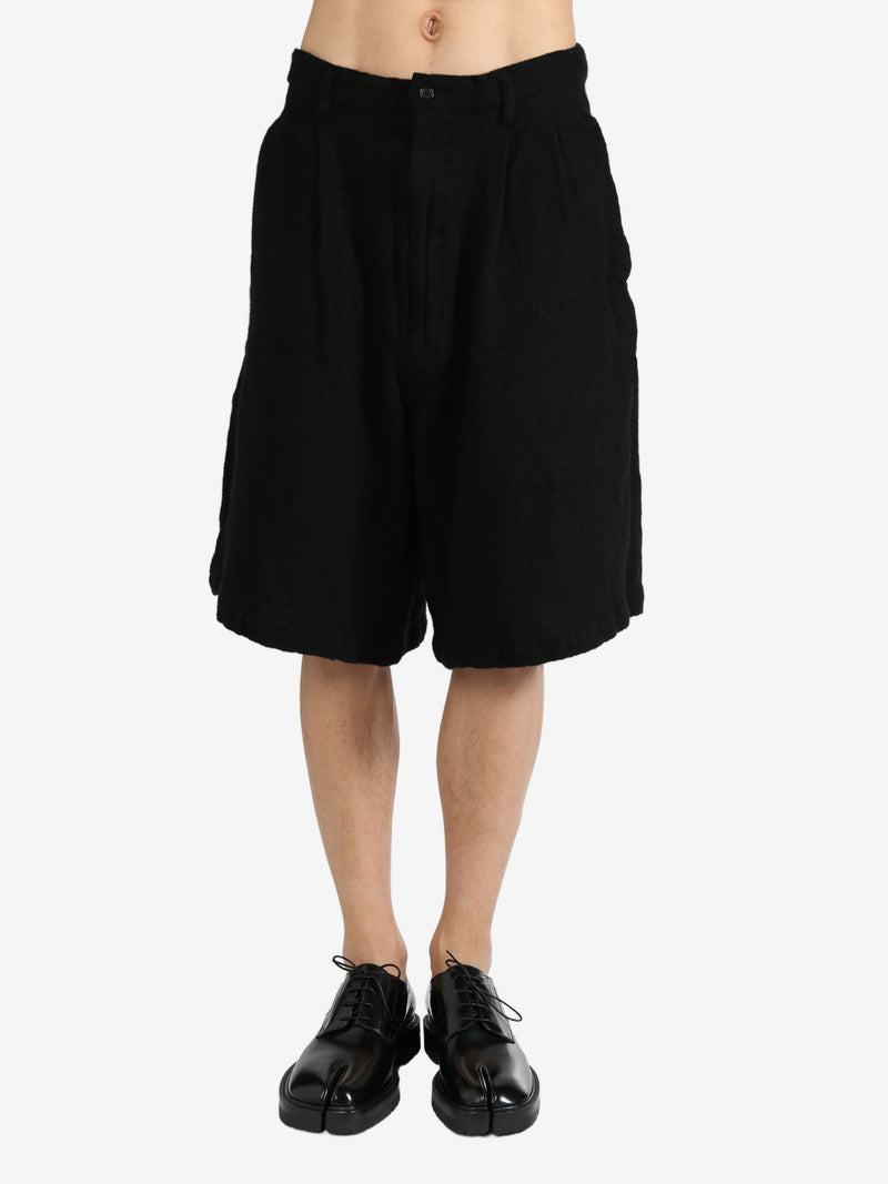 COMME DES GARCONS SHIRT - Men Wool Flared Short