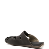 Brown shoes, side view