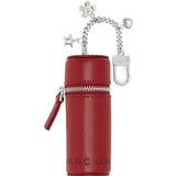 Red accessories, front view