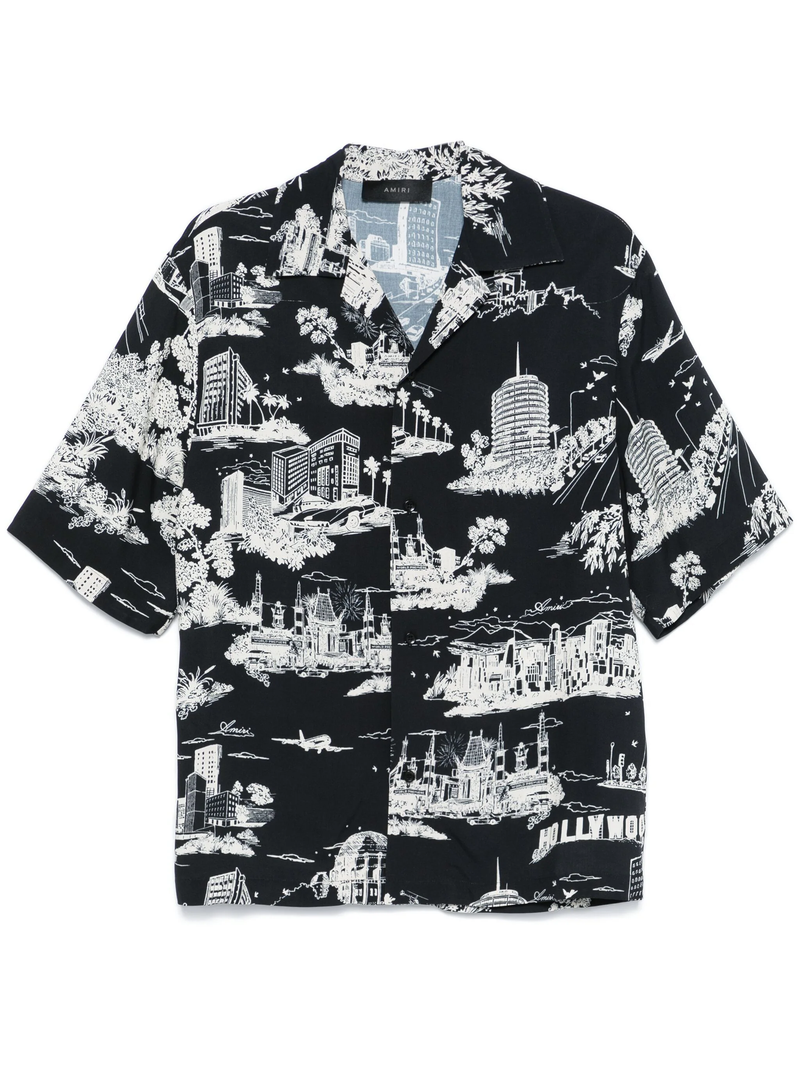 AMIRI - Men LA Landmark Camp Shirt