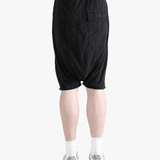 Black pants, back view