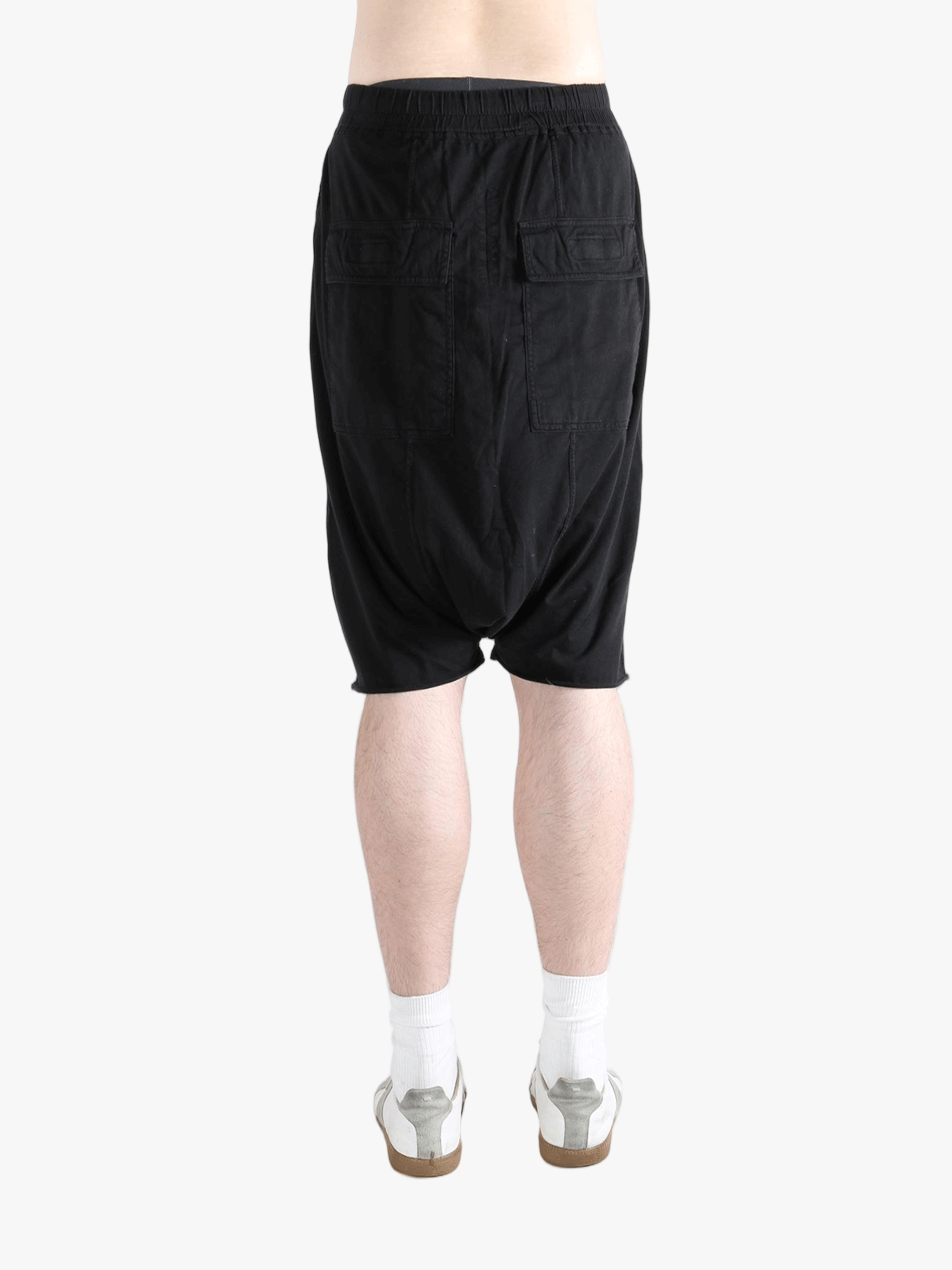 Black pants, back view