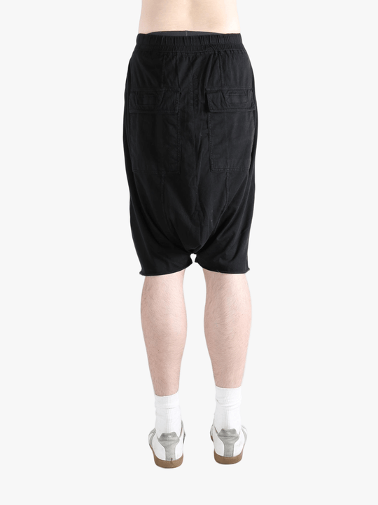 Black pants, back view