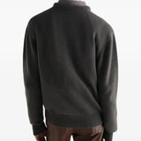 Grey knitwear, full body view