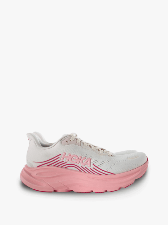 Pink shoes, front view
